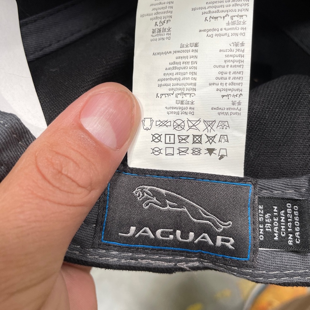 Authentic Jaguar Baseball Cap Strapback Hat Black… - image 6